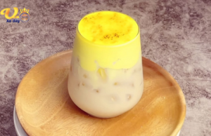 Cách làm trà sữa kem trứng ngon
